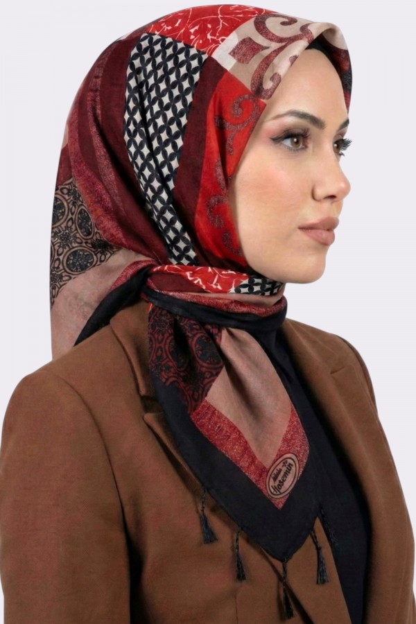 Desenli İnci Boncuklu Yazma 6605-4