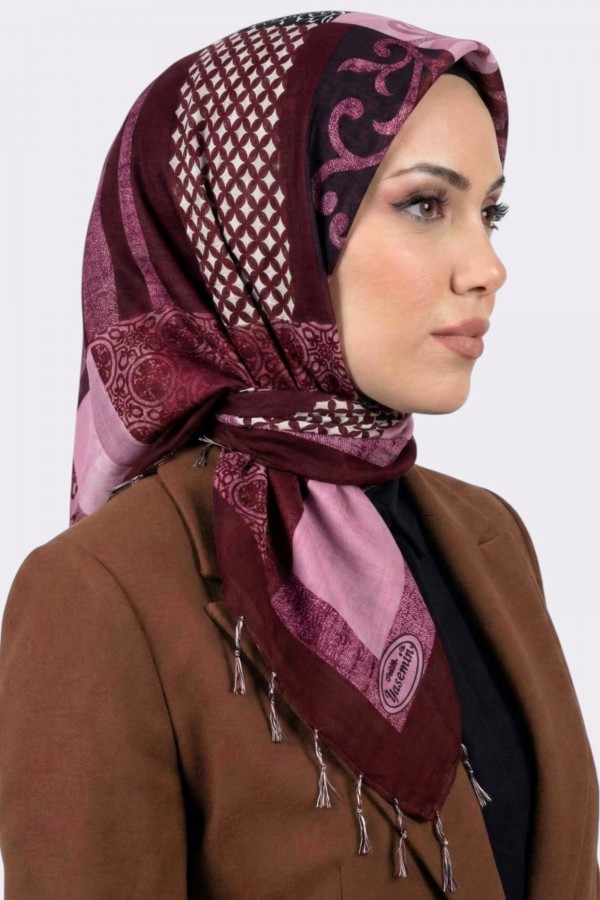 Desenli İnci Boncuklu Yazma 6605-7