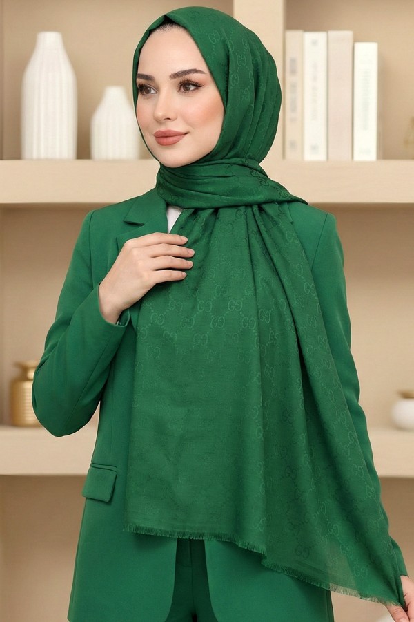 G Desen Pamuklu Şal 6035-3