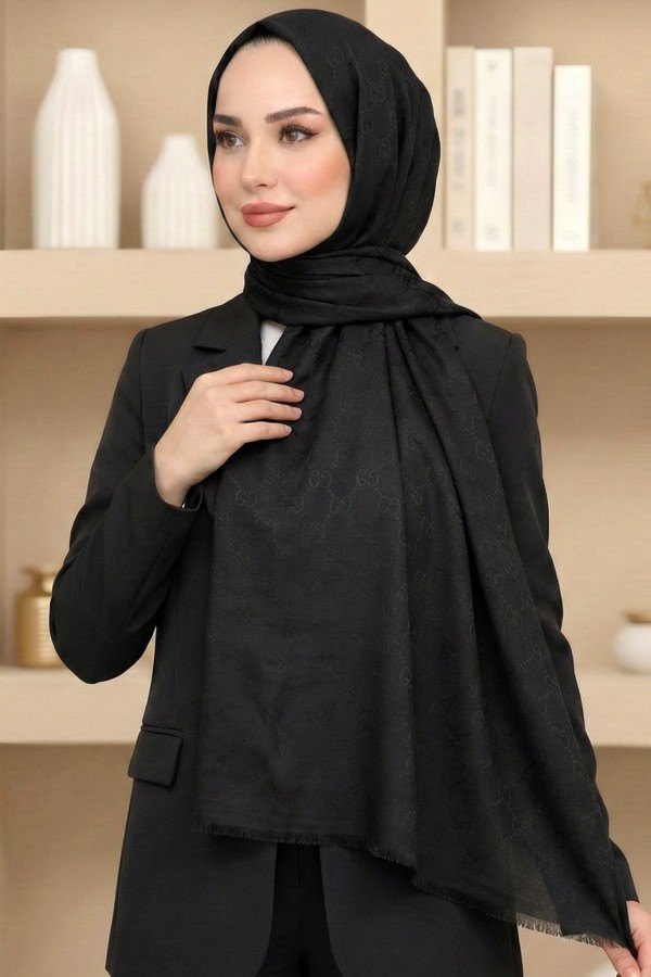 G Desen Pamuklu Şal 6035-1
