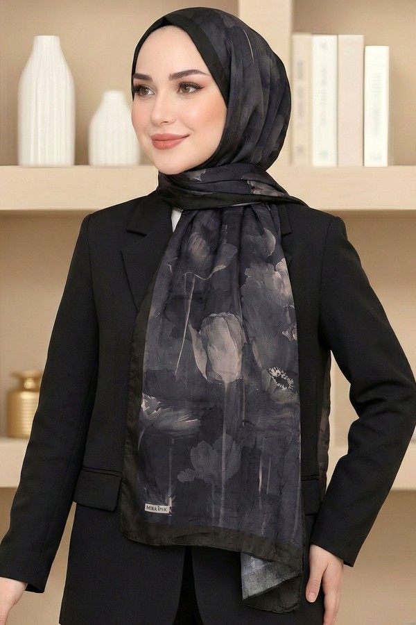Mira İpek Bambu Crush Şal 6032-1