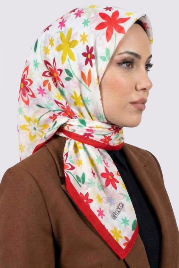 Lady Coco Organik Pamuk Soft Eşarp 6228-14