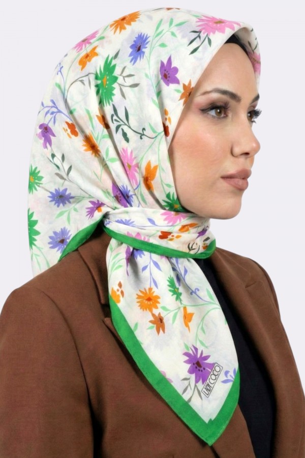 Lady Coco Organik Pamuk Soft Eşarp 6229-1