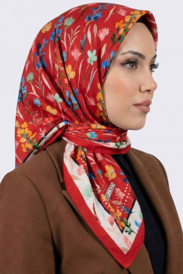 Lady Coco Organik Pamuk Soft Eşarp 6230-2