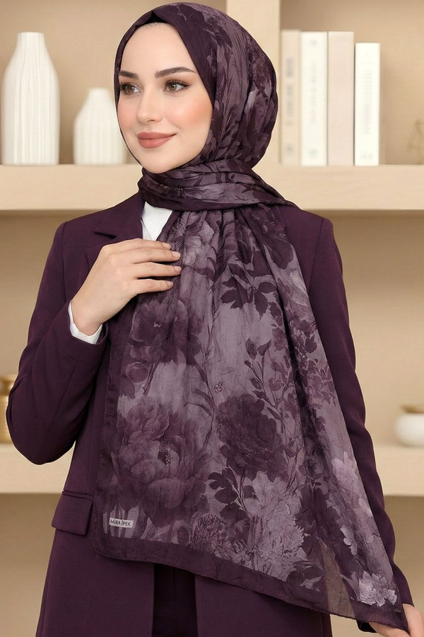 Mira İpek Bambu Crush Şal 6033-9