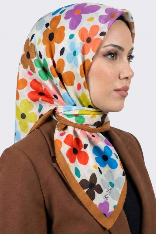 Lady Coco Organik Pamuk Soft Eşarp 6231-2