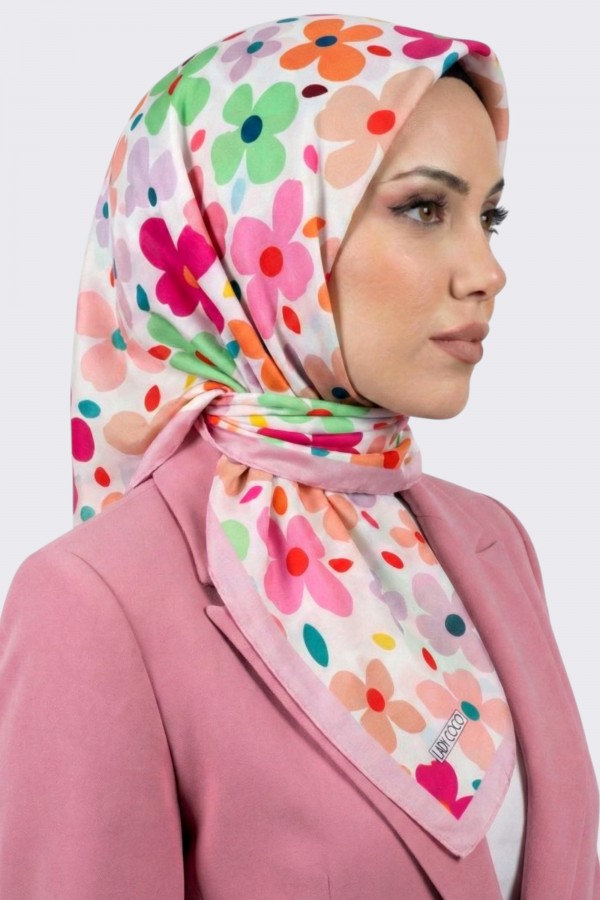 Lady Coco Organik Pamuk Soft Eşarp 6231-1