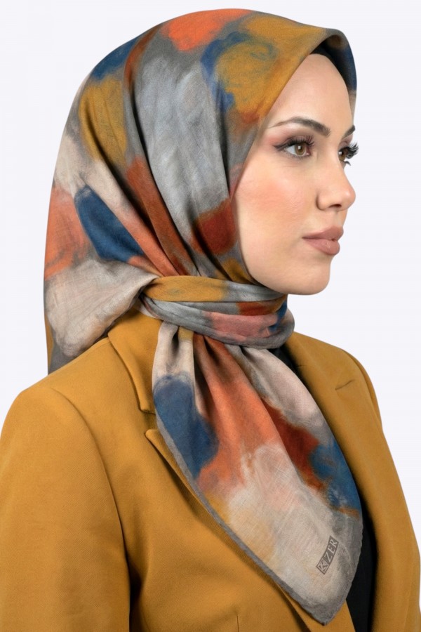 Zer Organik Pamuk Soft Eşarp 6236-9