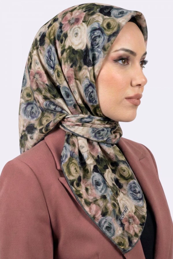 Lop'Res Organik Pamuk Soft Eşarp 6238-6