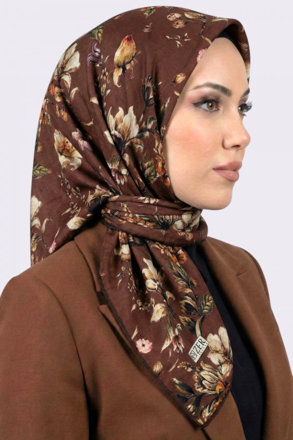 Zer Organik Pamuk Soft Eşarp 6233-8