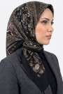 Desenli Flamlı Eşarp 6524-4