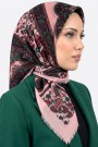 Desenli Flamlı Eşarp 6524-7