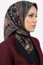 Desenli Flamlı Eşarp 6524-9