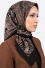 Desenli Flamlı Eşarp 6524-15