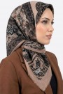 Desenli Flamlı Eşarp 6524-27