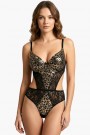 Tılsım 830 Leopar Desenli Destekli Bodysuit 3508-1