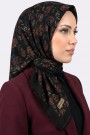 Desenli Flamlı Eşarp 6526-3