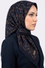 Desenli Flamlı Eşarp 6526-14