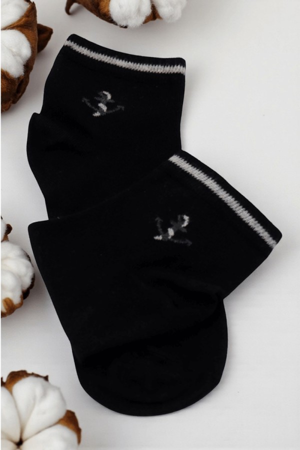 Dikişsiz Kokulu Penye Patik Erkek Çorap 9310-3