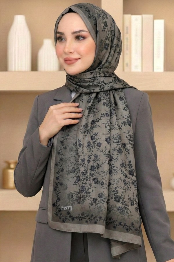 Zer Organik Pamuk Soft Şal 6037-7