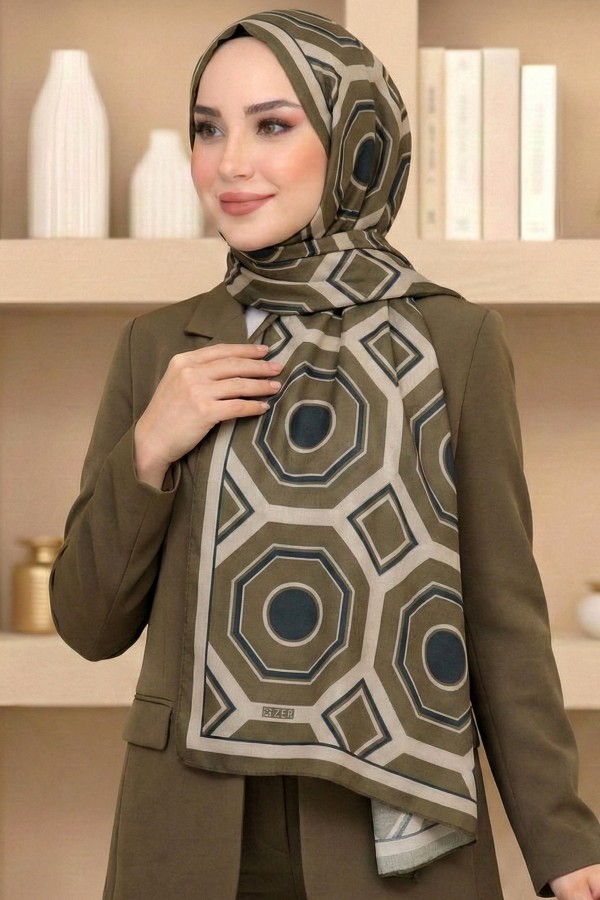 Zer Organik Pamuk Soft Şal 6038-3