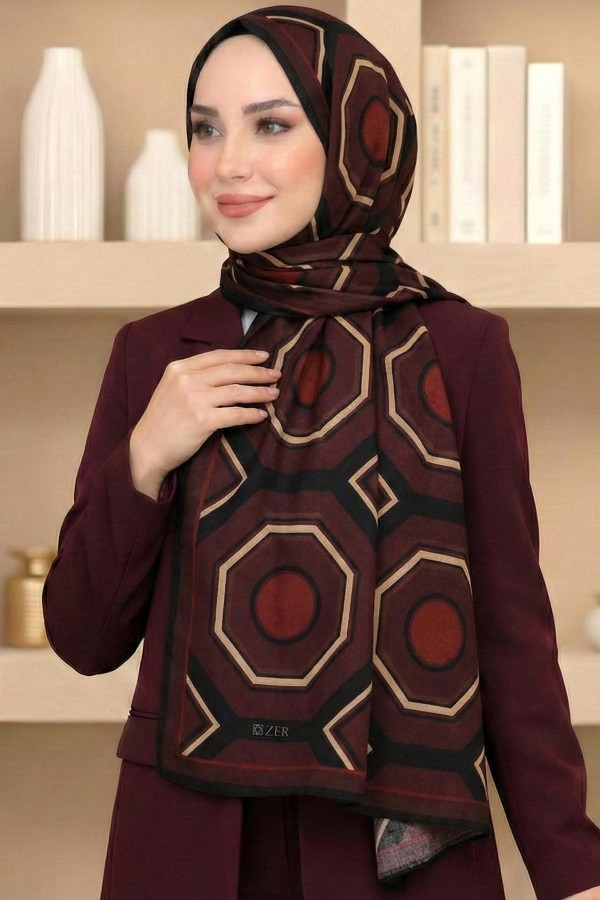 Zer Organik Pamuk Soft Şal 6038-2