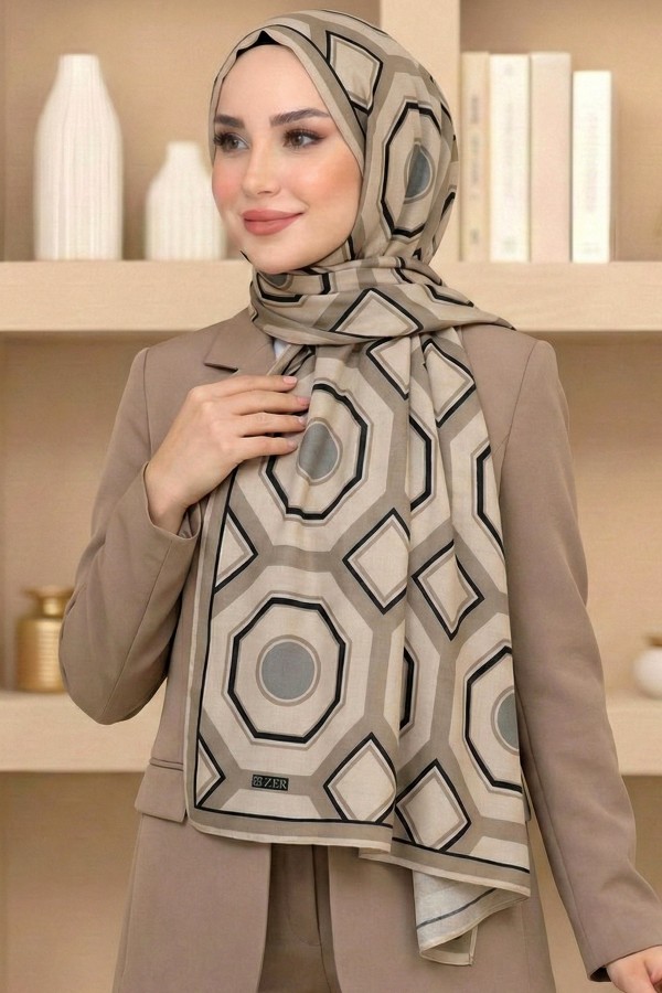 Zer Organik Pamuk Soft Şal 6038-1