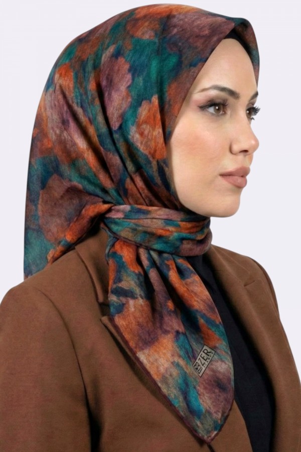 Zer Organik Pamuk Soft Eşarp 6245-4