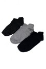 İbrahim Berk 3'lü Dikişsiz Erkek Patik Çorap 9312-1