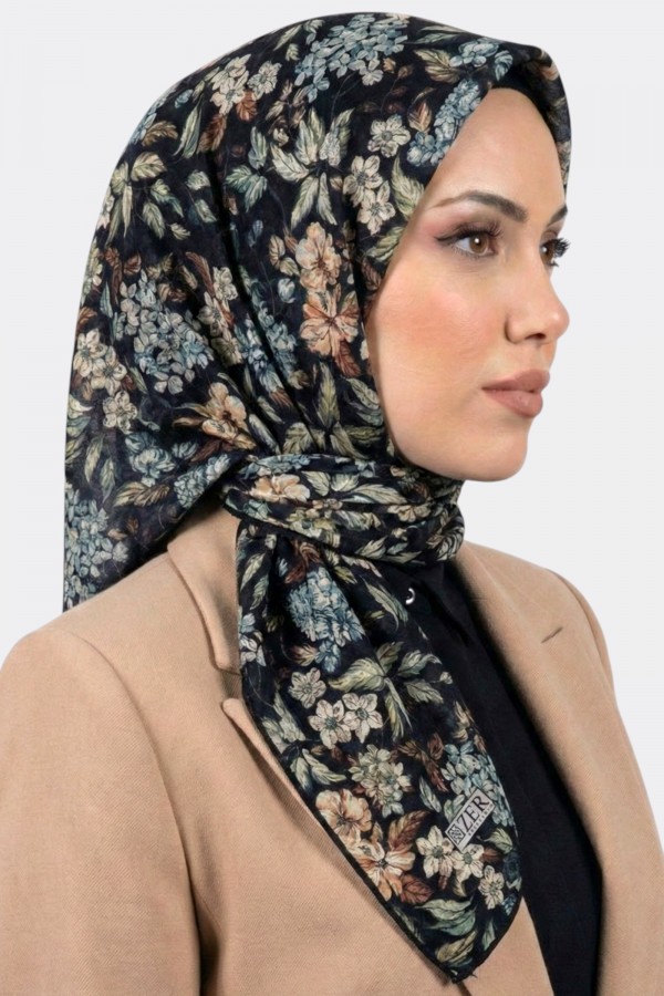 Zer Organik Pamuk Soft Eşarp 6220-2