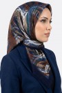 Polocraft Desenli Flamlı Eşarp 6527-17