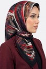 Polocraft Desenli Flamlı Eşarp 6527-15