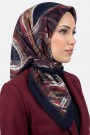 Polocraft Desenli Flamlı Eşarp 6527-1