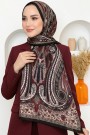 Ebruli Organik Pamuk Soft Şal 6045-1