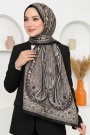 Ebruli Organik Pamuk Soft Şal 6045-6