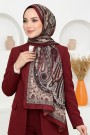 Ebruli Organik Pamuk Soft Şal 6045-7