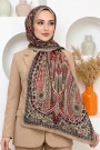 Ebruli Organik Pamuk Soft Şal 6045-9