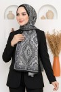 Ebruli Organik Pamuk Soft Şal 6046-19