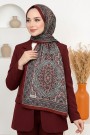 Ebruli Organik Pamuk Soft Şal 6046-13