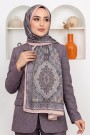 Ebruli Organik Pamuk Soft Şal 6046-10