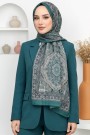Ebruli Organik Pamuk Soft Şal 6046-6