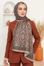 Ebruli Organik Pamuk Soft Şal 6046-8