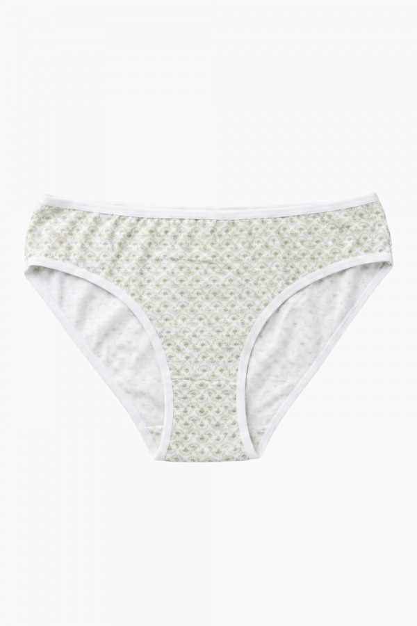 Berrak Kadın Desenli Bikini Külot 8663-1