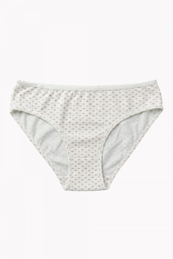 Berrak Kadın Desenli Bikini Külot 8663-4