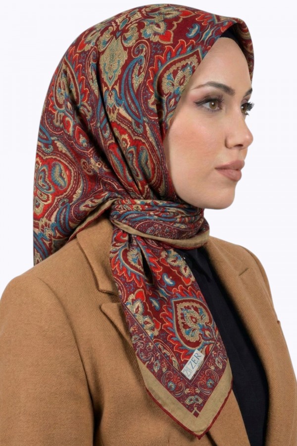 Zer Organik Pamuk Soft Eşarp 6221-8