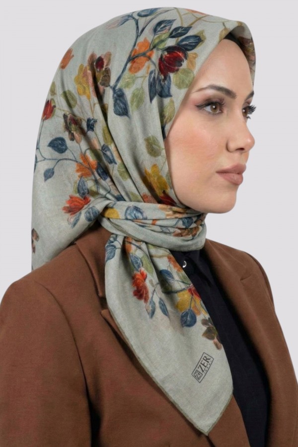 Zer Organik Pamuk Soft Eşarp 6222-10