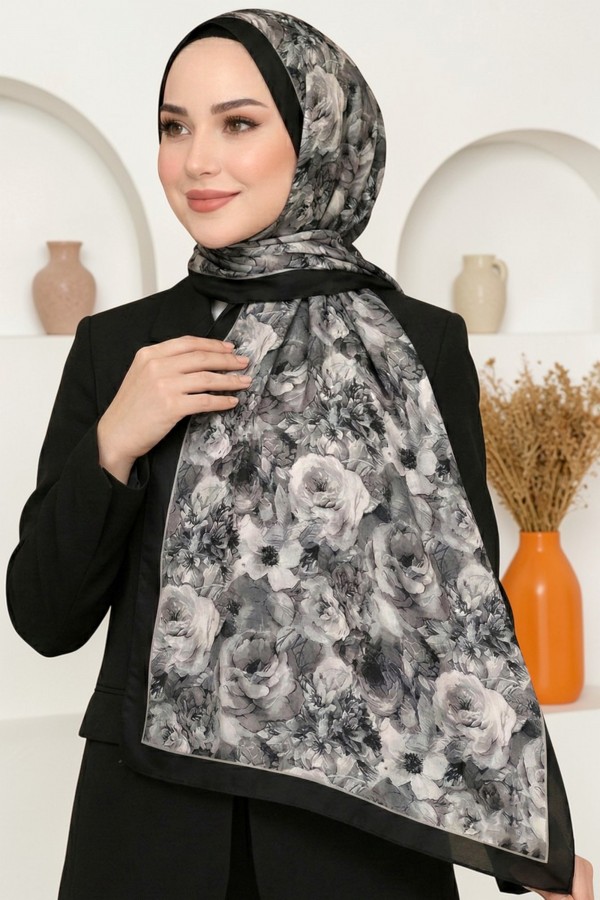 Desenli Soft Şal 6047-16