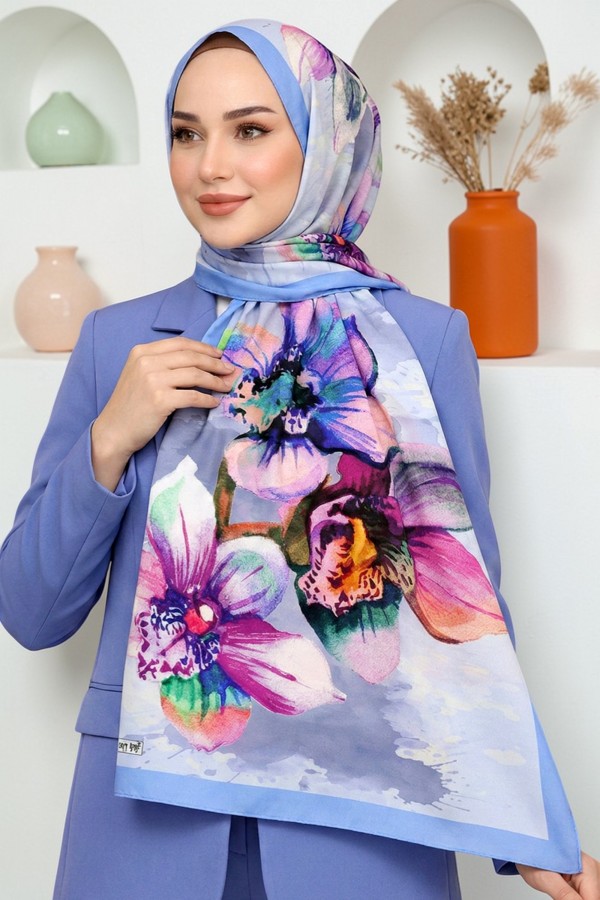 Desenli Soft Şal 6048-3