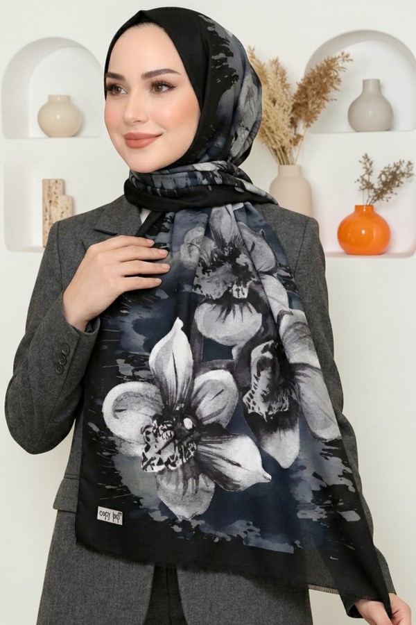 Desenli Soft Şal 6048-2