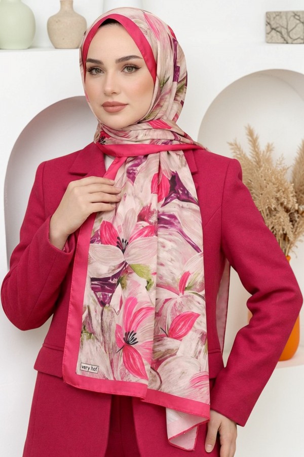 Desenli Soft Şal 6049-13